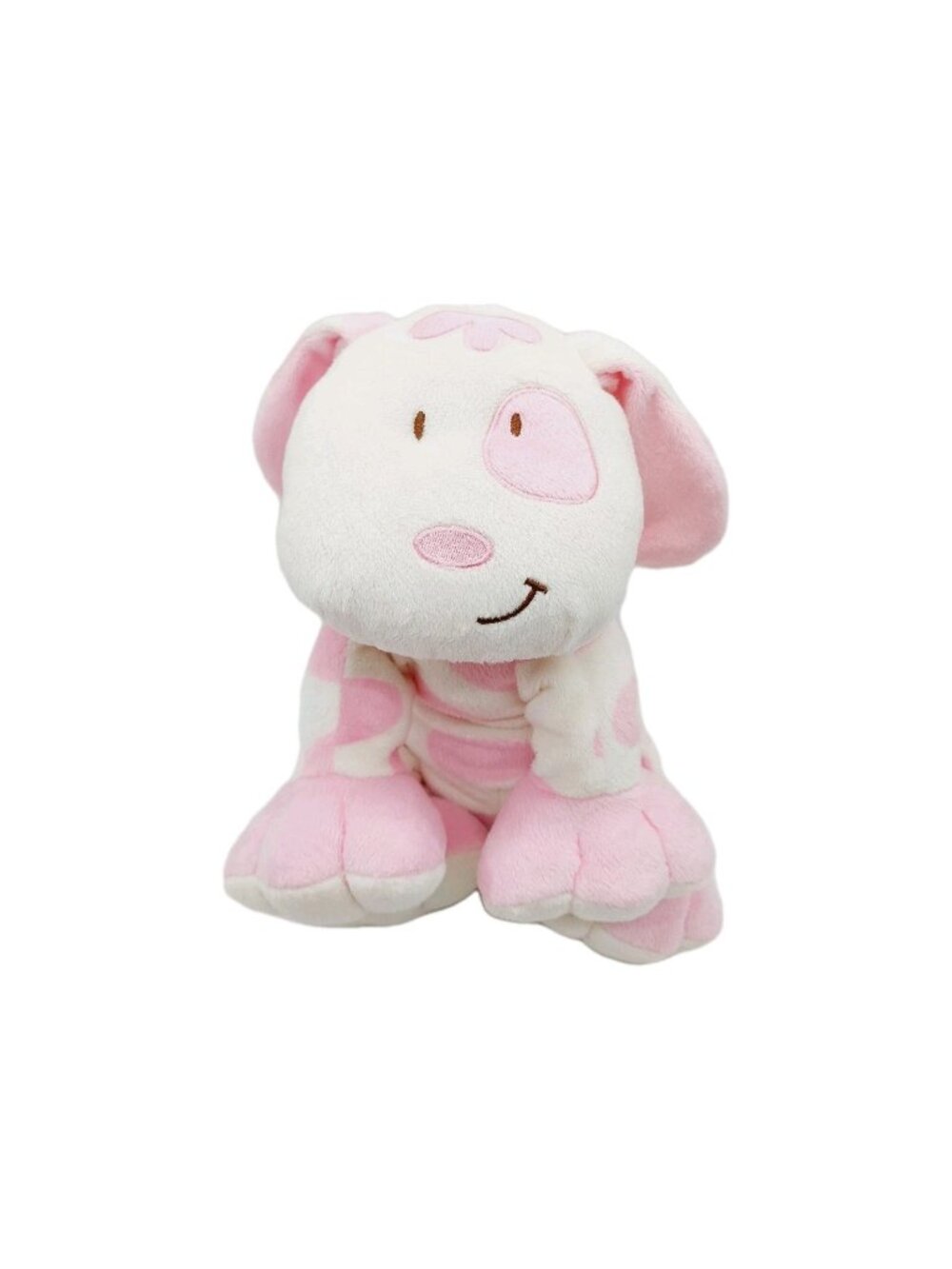 Kids Preferred Pink Polka Dot Puppy Dog Plush 2005 Stuffed Animal 11"